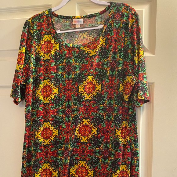 LULAROE Julia Dress Size 3XL - Picture 1 of 4